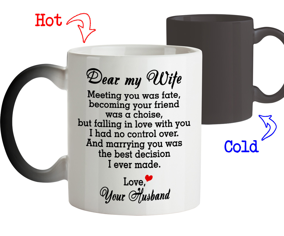 dear wife mug