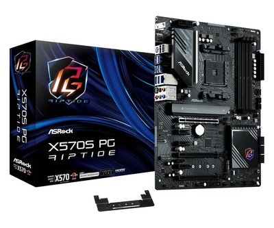 ASRock Motherboard X570S PG Riptide AMD Ryzen 5000 Series CPU Soket AM4