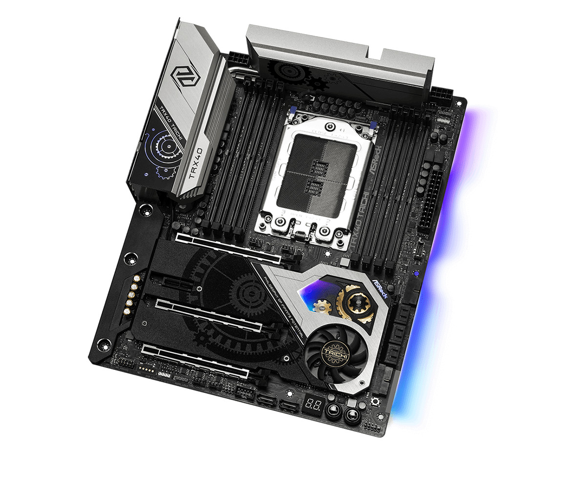 ASRock TRX40 Taichi motherboard AMD Ryzen Threadripper 3970X 32c