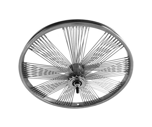 OG LOWRIDER 20" FRONT OR COASTER FAN STYLE WHEEL DAYTON 144 SPOKES 14G 3/8 AXLE