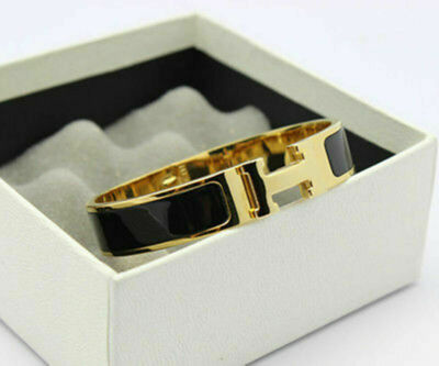 2024 High Quality Womens Classic Luxury Stainless Steel H-Bracelet Size 17cm