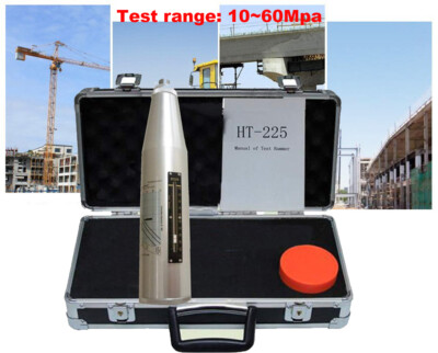 Concrete Rebound Test Hammer Schmidt Test Hammer Resiliometer With Black Case