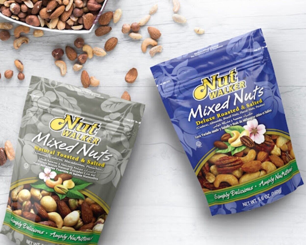 1 x Cashew Nuts/Mixed Nuts Natural/Mixed Nuts Deluxe Roasted 1 x Cashew Nuts/Mixed Nuts Natural/Mixed Nuts Deluxe Roasted