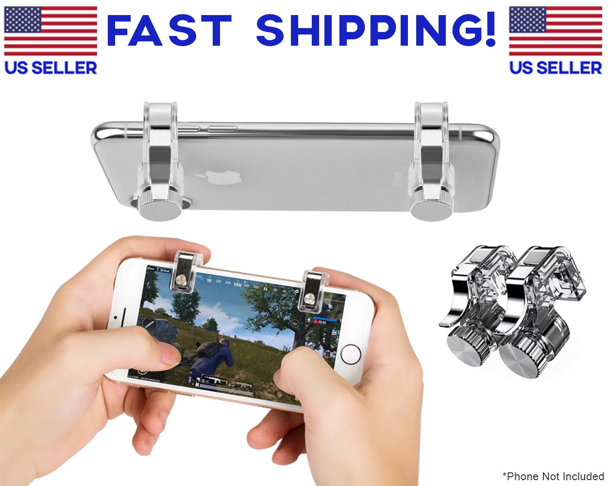 新品PUBG Mobile リリース記念パーティー バッテリー Amazon.com: EasEasy PUBG Mobile Game Controller for iOS