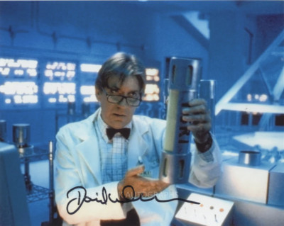 DAVID WARNER as Prof. Jordan Perry - TMNT II GENUINE SIGNED AUTOGRAPH