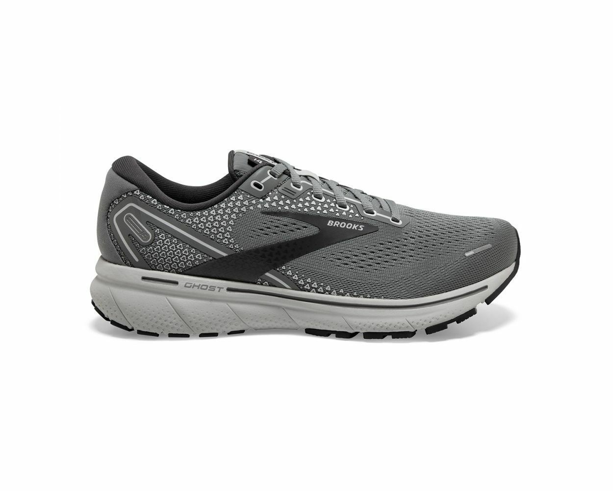 Кроссовки BROOKS MENS GHOST 14 RUN Grey Alloy Oyster