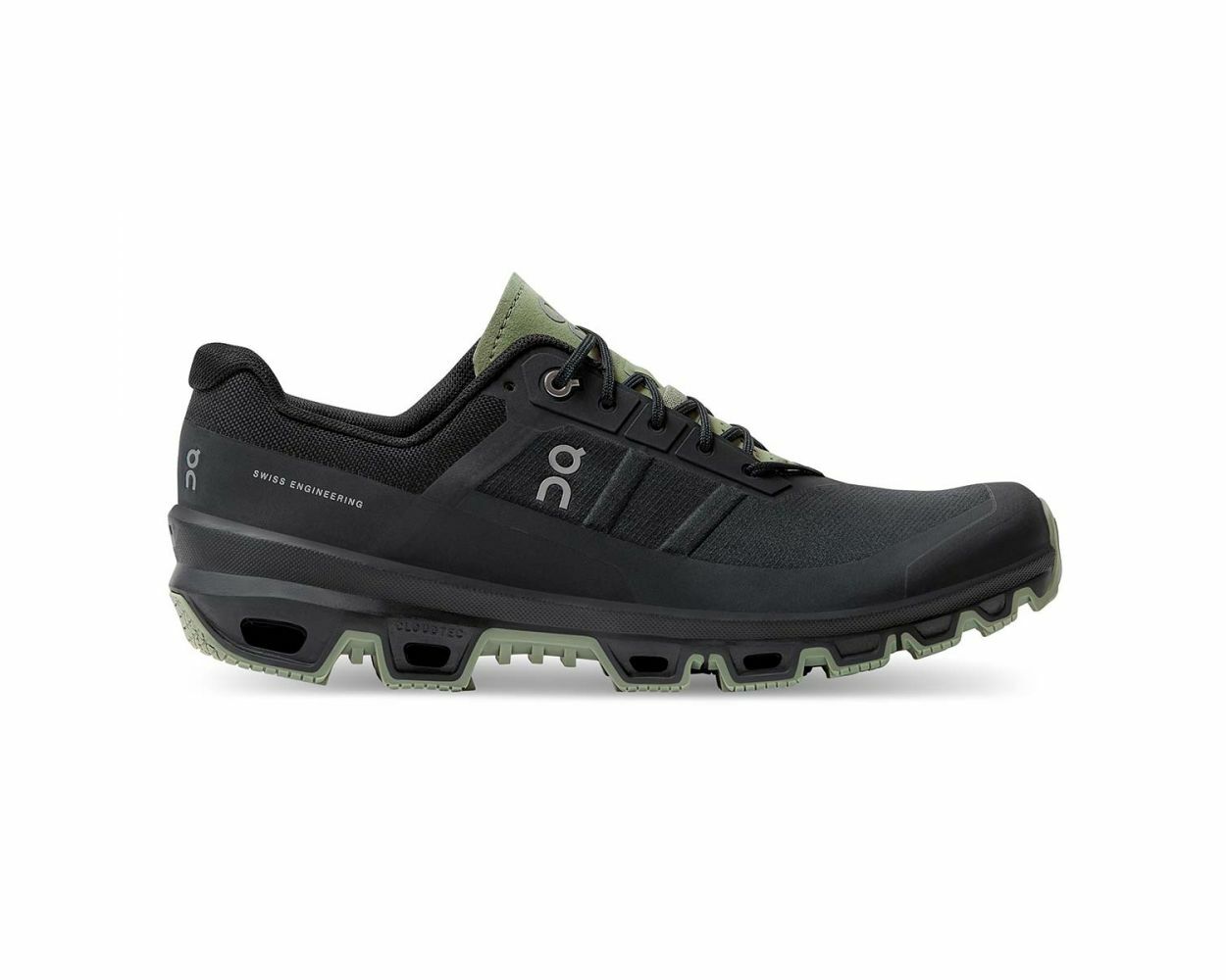 

МУЖСКИЕ КРОССОВКИ ON CLOUDVENTURE V3 TRAIL Black - БЕГОВЫЕ КРОССОВКИ Reseda, Черный, CLOUDVENTURE V3