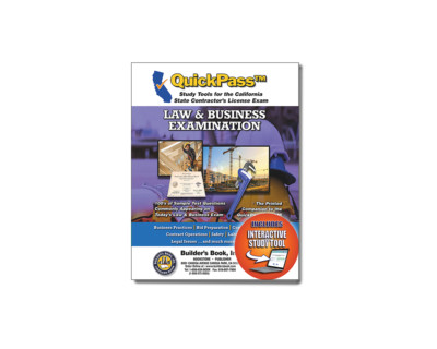California Law and Business Examination QuickPass Study Tools Book & Software