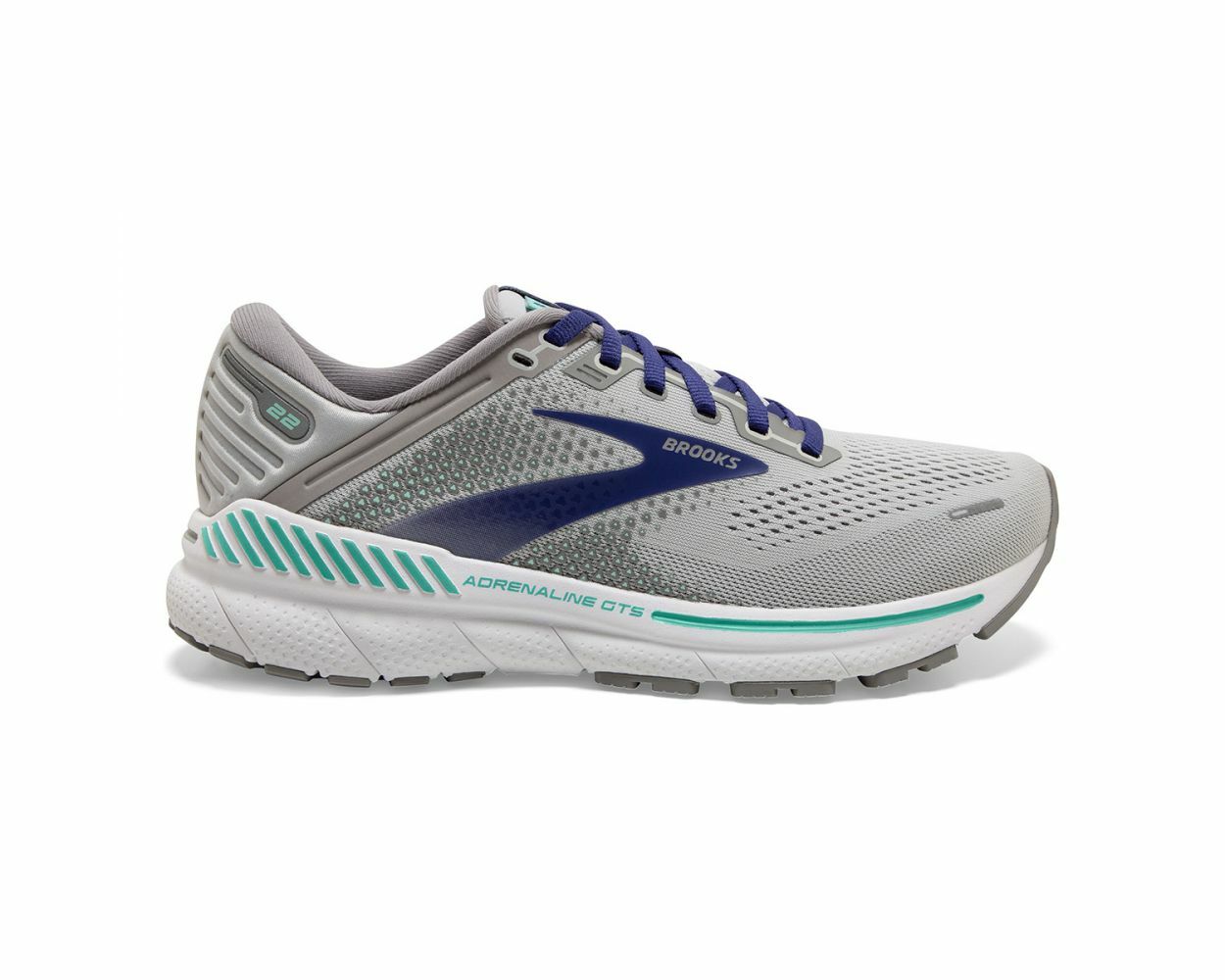 Женские кроссовки BROOKS ADRENALINE GTS 22 Alloy - Blue - Green
