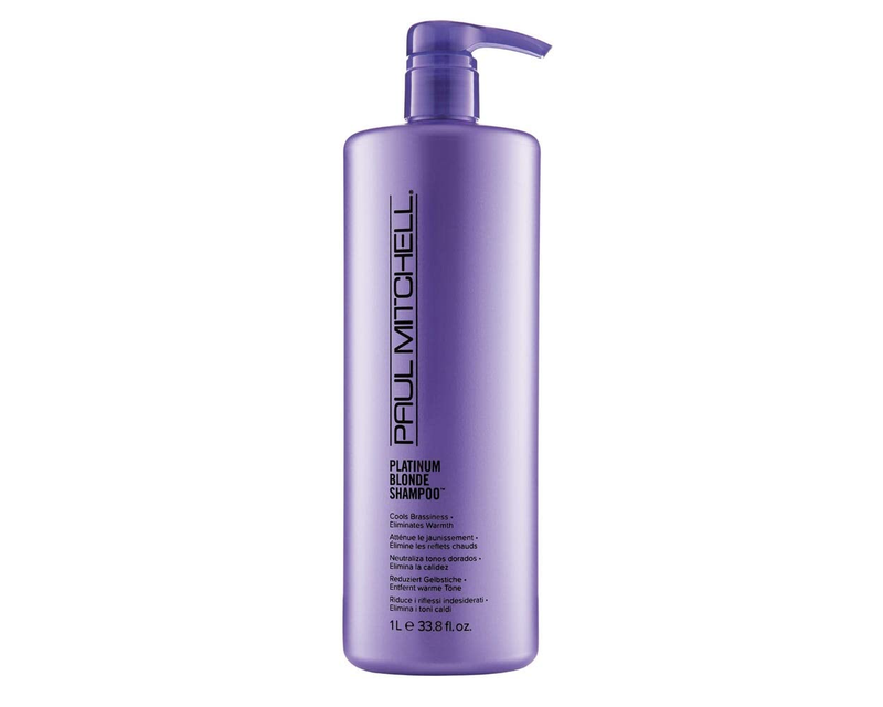 Paul Mitchell Platinum Blonde Purple Shampoo, Cools Brassiness, Eliminates Warmt
