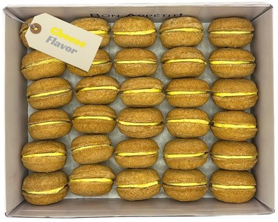 Bonne et Filou Human Grade Dog Treats Gift Box Dog Cake Macarons for Birthday...