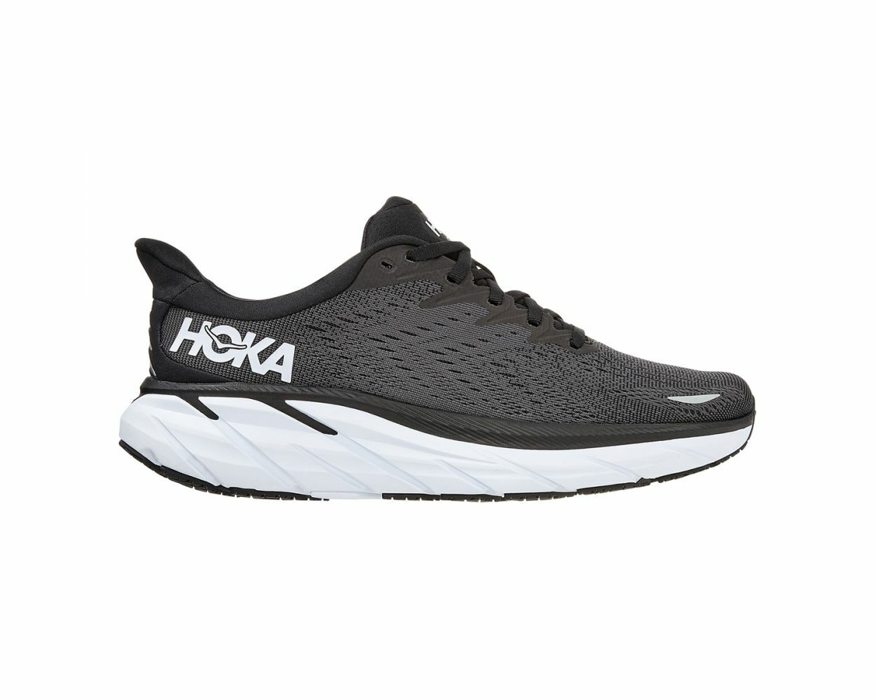 

HOKA ЖЕНСКИЕ КРОССОВКИ CLIFTON 8 Черные Белые Кроссовки, Черный