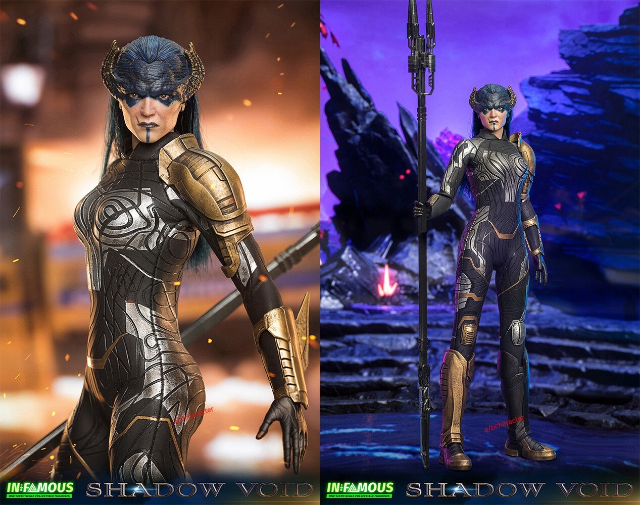 IN-FAMOUS IF002 1/6 The Shadow Void 12in Collectible Action