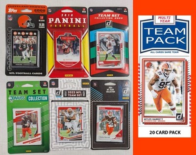 Donruss Cleveland Browns 7 Football Card Team Sets 2024 2023 2021 2020 2016 2008