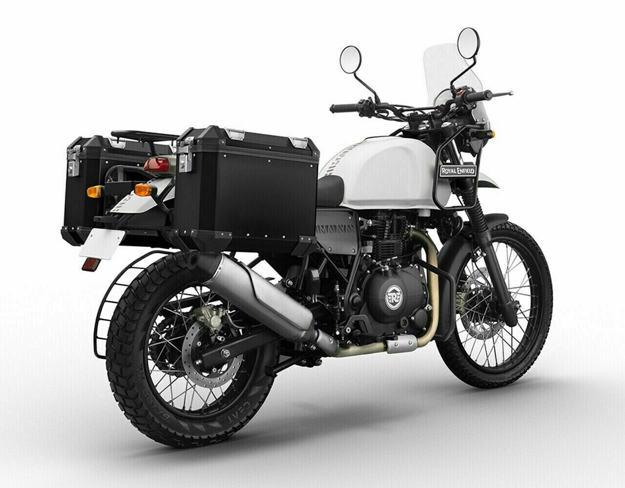 Fits Royal Enfield Himalayan 411 Aluminium Panniers Black Box Packed Set 26L
