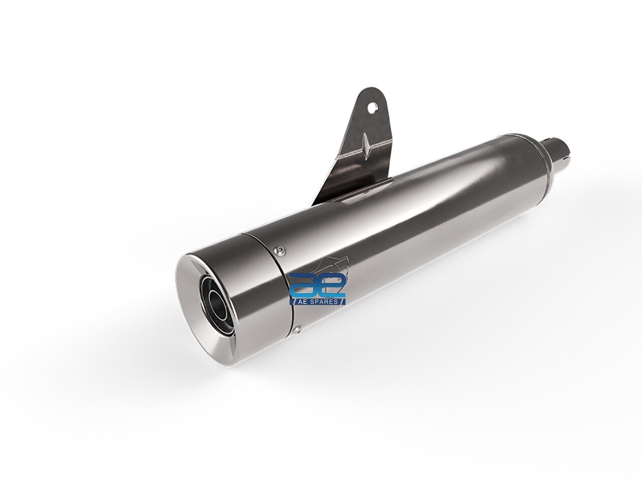 For Royal Enfield Classic 350 UCE Silencer Assembly Straight Cut End Cap  