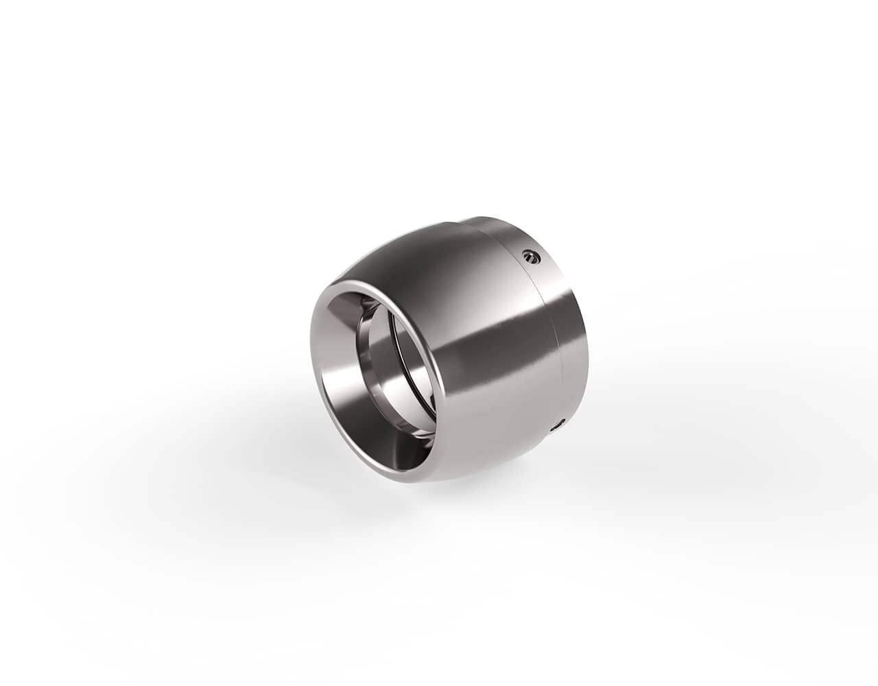 For Royal Enfield Meteor 350 Tapered Silencer Exhaust End Cap SS Silver 
