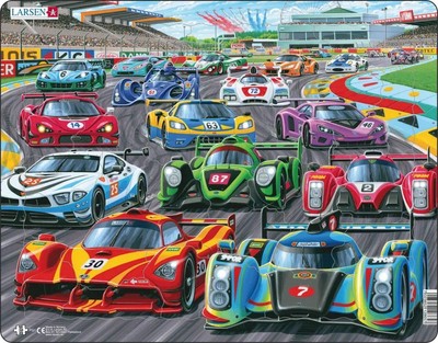 Puzzles Speed Racer 36 Piece Children's Jigsaw Puzzle