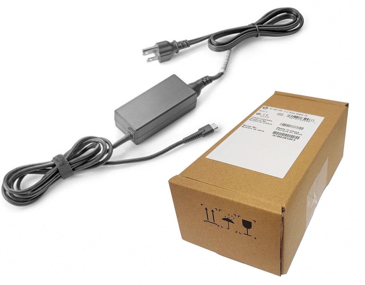 Genuine - HP 45W USB-C LC Power Adapter Charger - 1MZ01AA Genuine - HP 45W USB-C LC Power Adapter Charger - 1MZ01AA