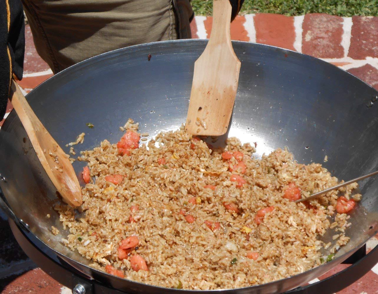 King Kooker 24 Inch 54000 Btu Propane Wok Outdoor Cooker Cast Burner Portable