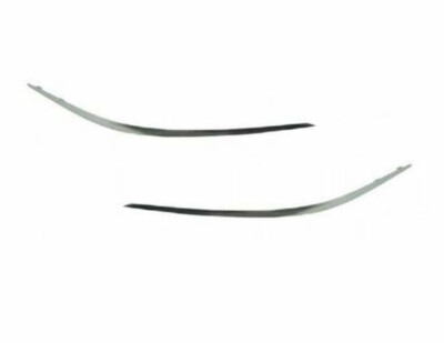 1Pair Left+Right Bumper Impact Strip Trim Chrome Fit for BENZ E-Class W211 07-09