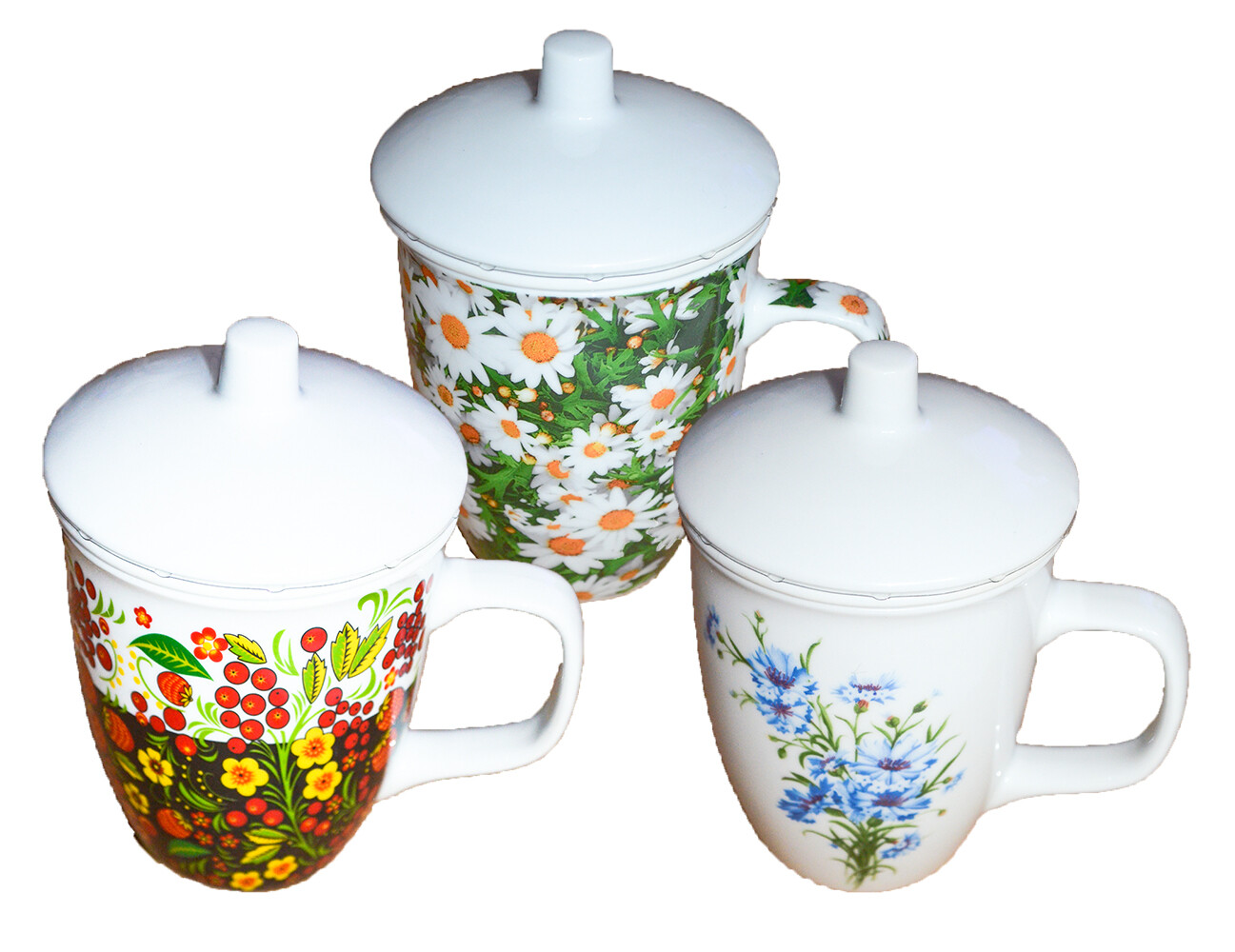 Teetasse Becher Tasse mit Deckel und Sieb/Кружка с крышкой и ситечком