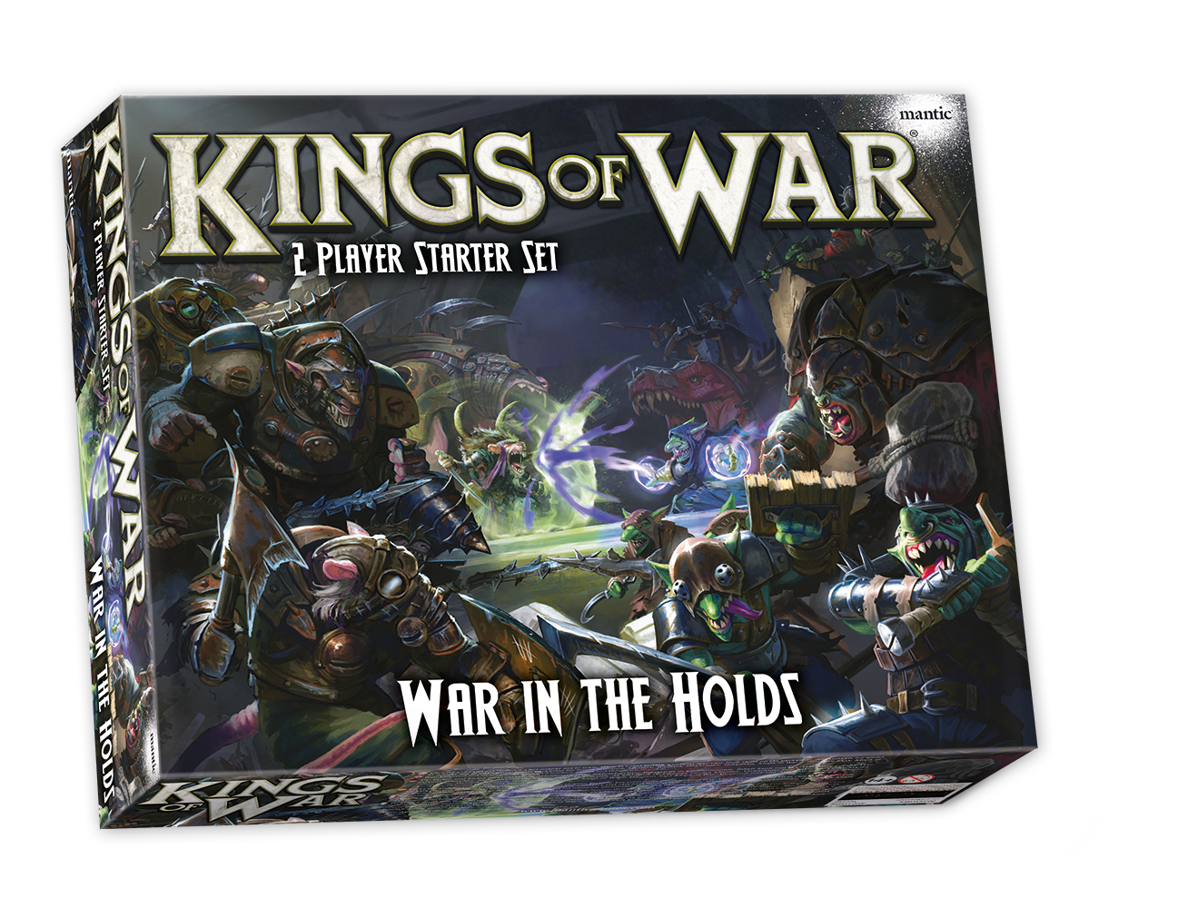 Стартовый набор Kings of War для двух игроков War in the Holds Mantic Games Orcs and Skaven