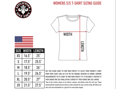 Rebel Saint by Affliction Women's T-shirt Socket Biker Tattoo