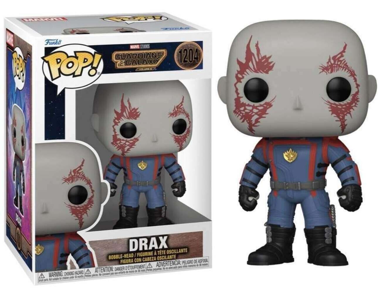 Funko POP! Marvel: Guardians of The Galaxy Vol. 3 - Drax #1204 New