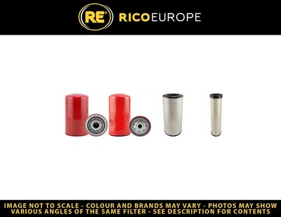 Filter Service Kit Fits CASE (POCLAIN) WX 210 Air Oil Fuel YR2004-