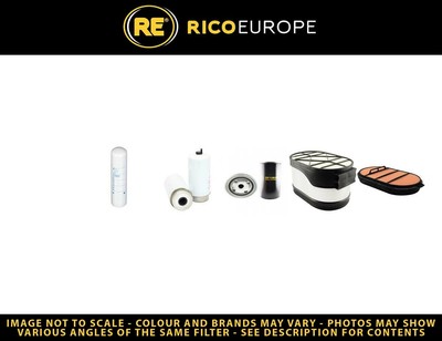 Filter Kit Fits Deutz 6.10 TTV AGROTRON DCR Air Oil Fuel w/Deutz Eng YR2009-