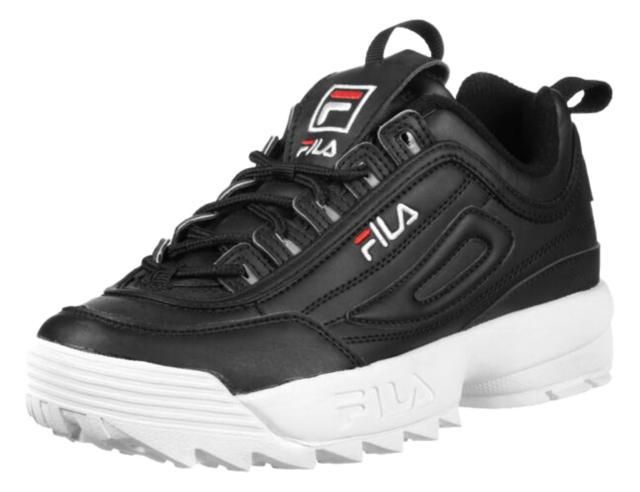 Black Vintage Fila Sneakers