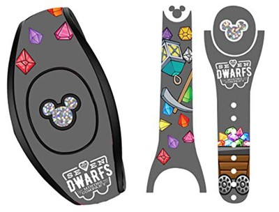 Diamond Mine Wrap Magic Band Skin Vinyl Decal Wrap Compatible with MagicBand 2