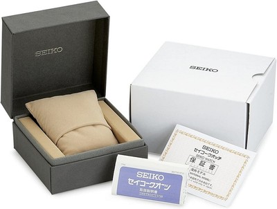 Pre-owned Seiko Chronograph Snd399p Black Dial Stailess Steel Quartz Men Watch Box