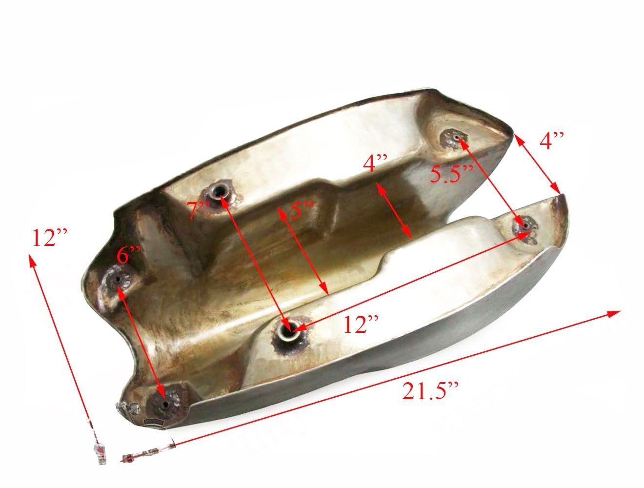 For Norton Roadster Commando Steel  Fuel Tank With Flip Filler Cap  
