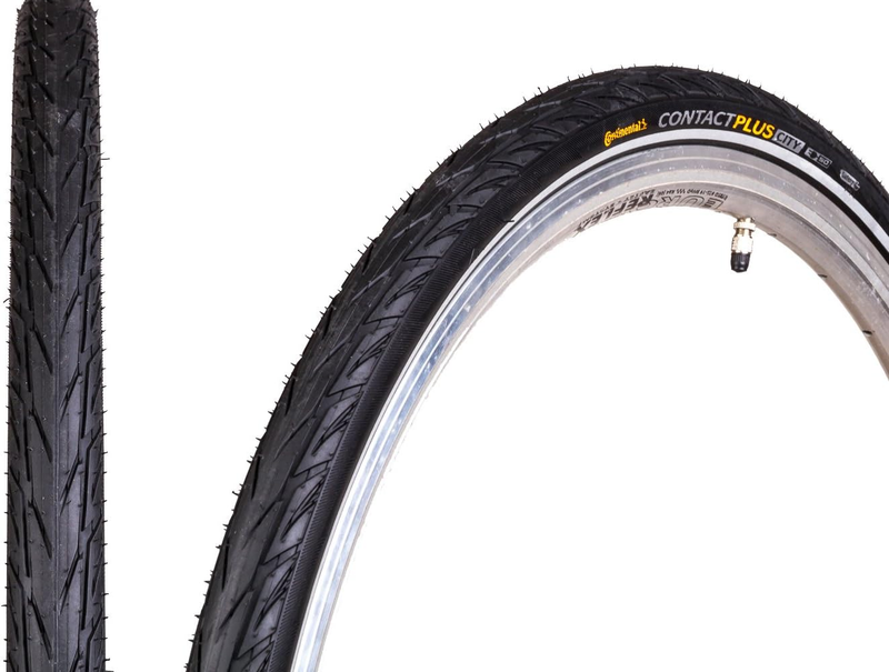 Contact plus City Bike Tyre 28" E-50 Reflex Black 2019 26 Inch Mountian Bike Tyr