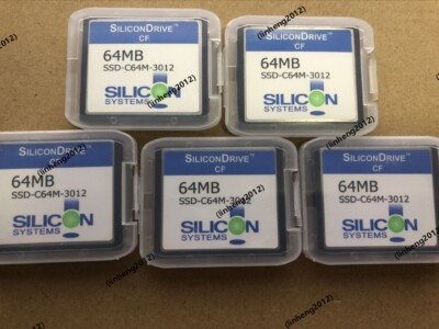5PCS   SILICONDrive 64MB  CF CARD Compactflash  64MB  CF  CARD