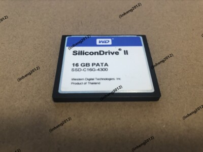 WD   CF  SSD-C16G-4300  SiliconDrive II CF 16GB Compact Flash PATA SSD
