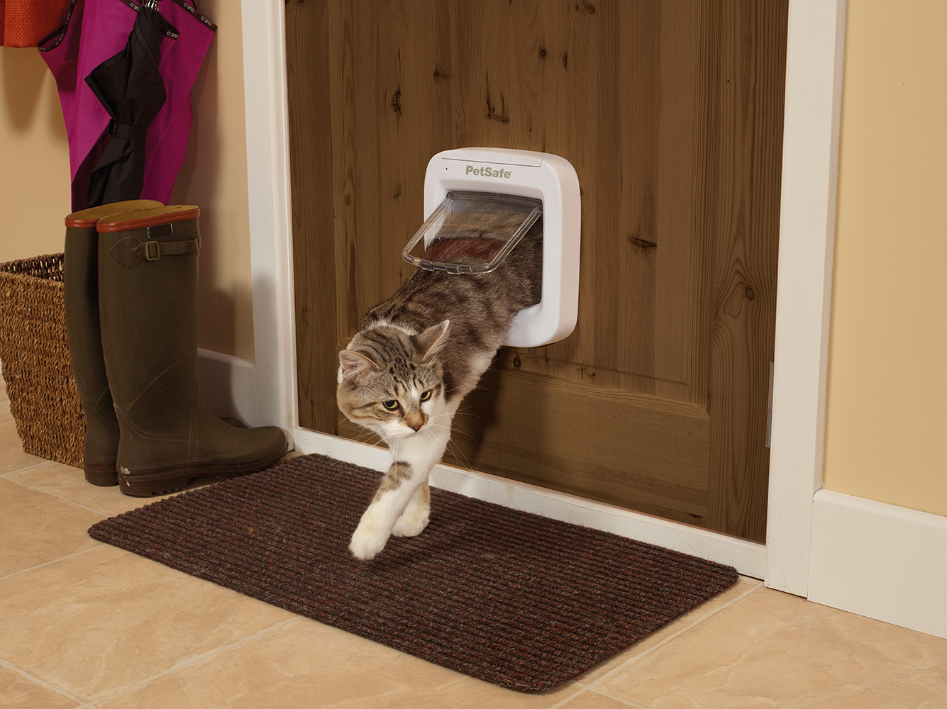 Petsafe Staywell Microchip Cat Flap With A Glass Adapter eBay