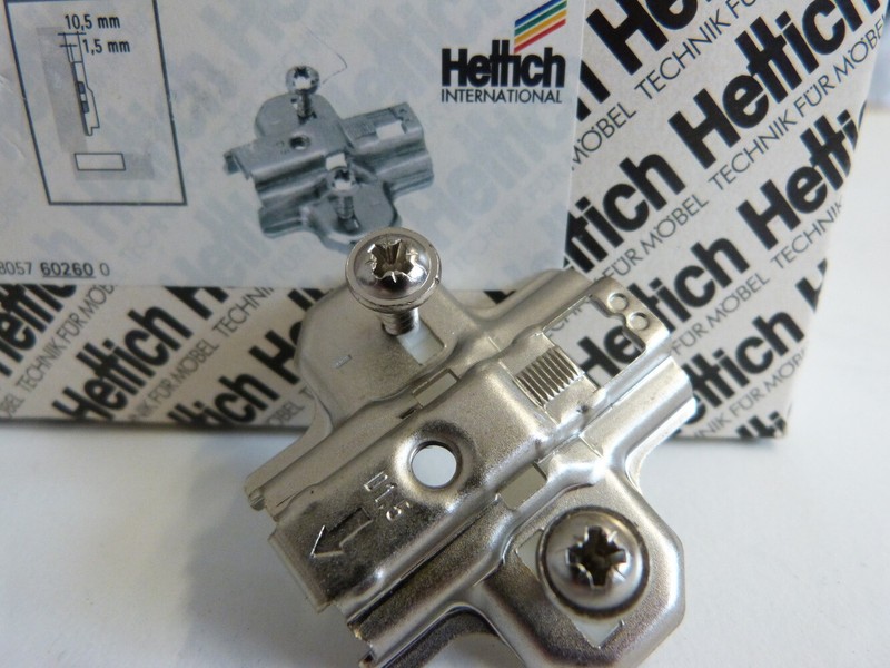 Hettich Anschraub - Kreuzmontageplatten 2 StÃ¼Ck