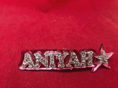 Hair Barrette Personalized Custom Name Barrette with Free Design Hair Accessory 