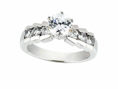 Pre-owned Jewelwesell Natural 1.00ct Round Cut Diamond Bridal Engagement Ring Solid 14k Gold Ij I1 In Gh