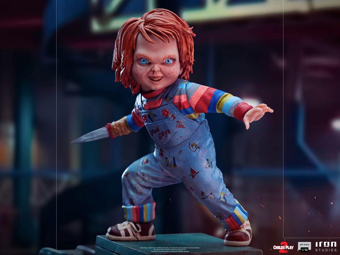 1:10 Scale Child's Play II Chucky Statue Iron Studios 909043
