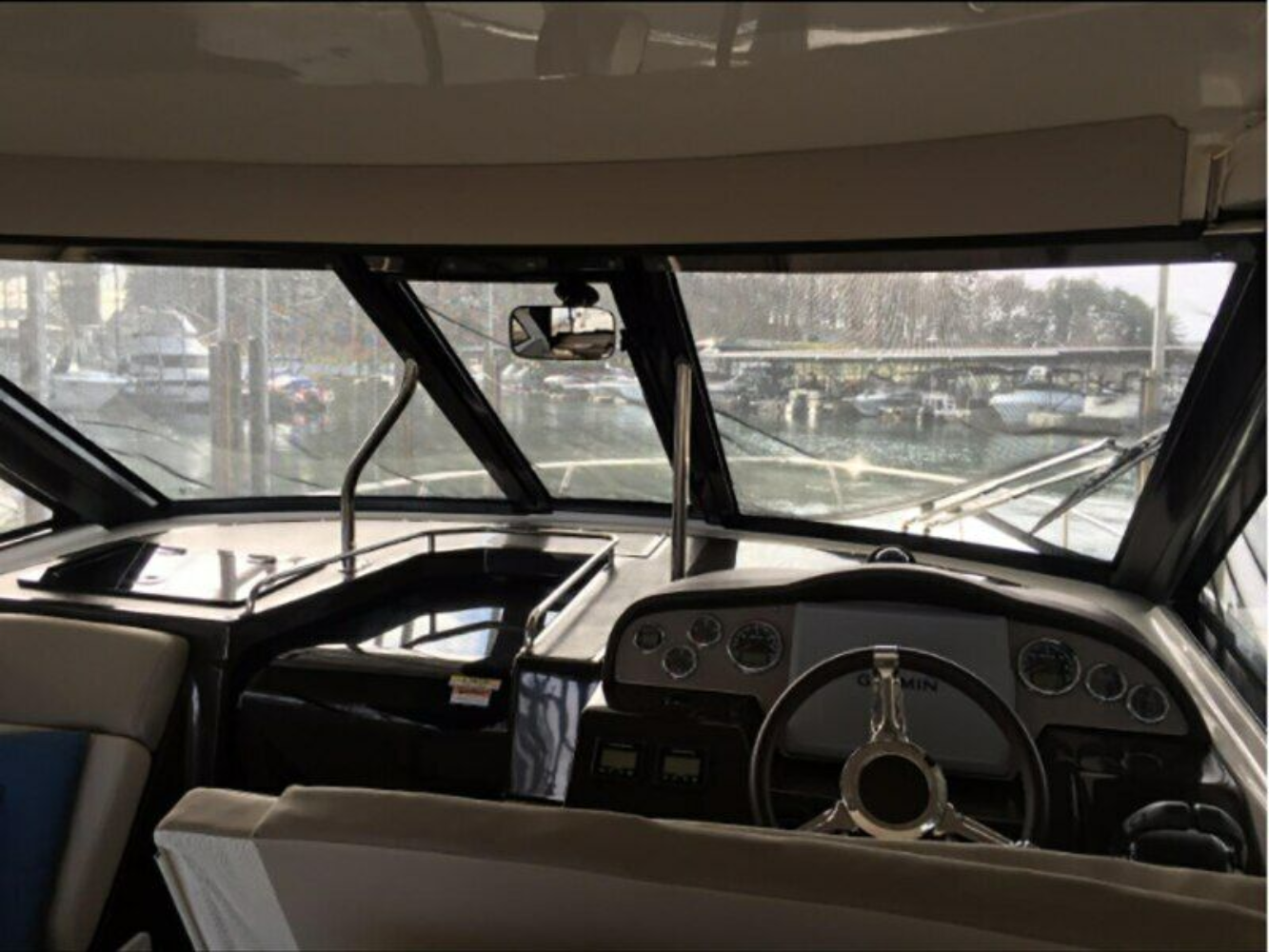 HEAVY DUTY 7"X14" Rearview Mirror w/adj Square Bracket for Boat Skiing Wakeboard