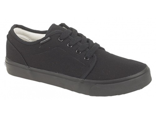 ladies black plimsolls