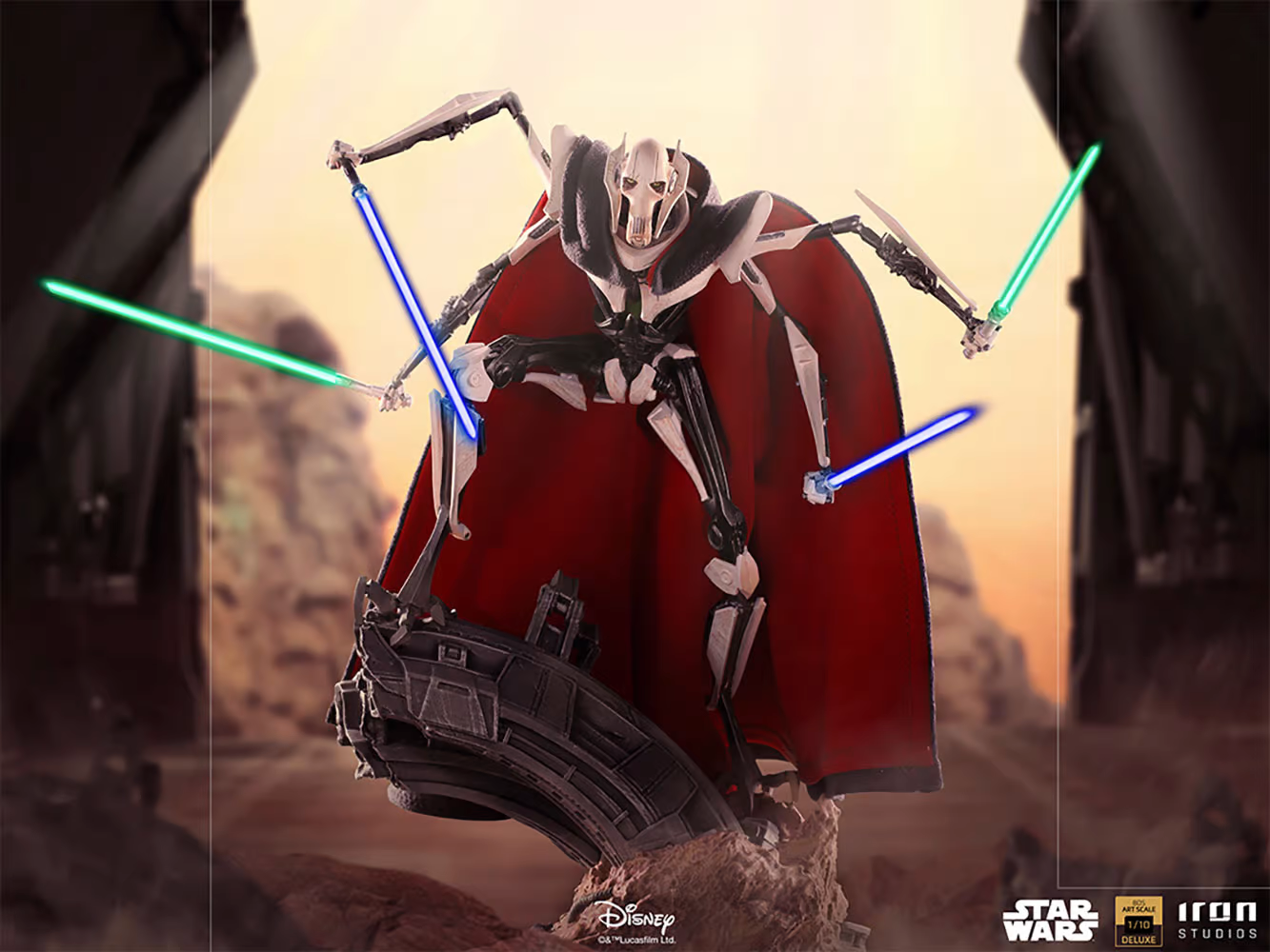 1/10 Star Wars General Grievous Deluxe Statue Iron Studios