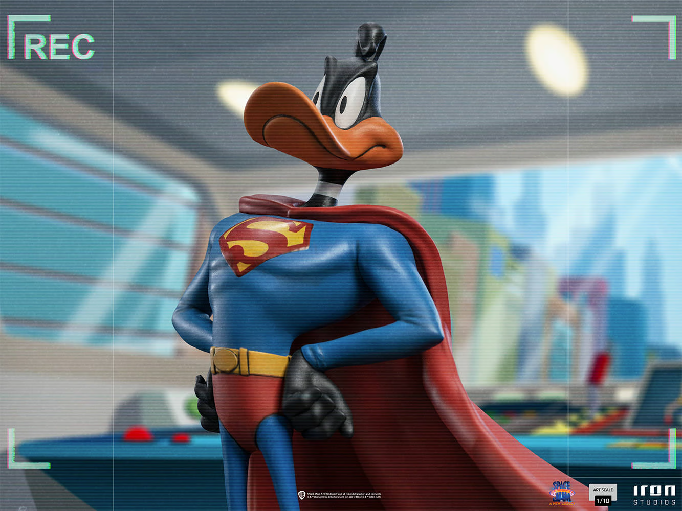 iron studios アイアンスタジオ Daffy Duck Superma Daffy Duck Superman 1:10 Art Scale Statue by Irons Studios