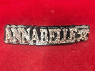 Hair Barrette Personalized Custom Name Barrette with Free Design Hair Accessory 