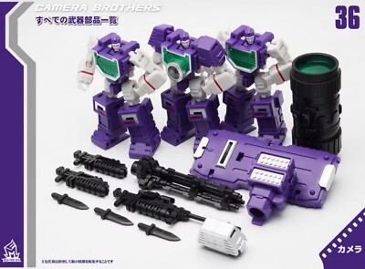 MechFansToys MF36 camera brothers Reflector Mini Transforming toys action figure