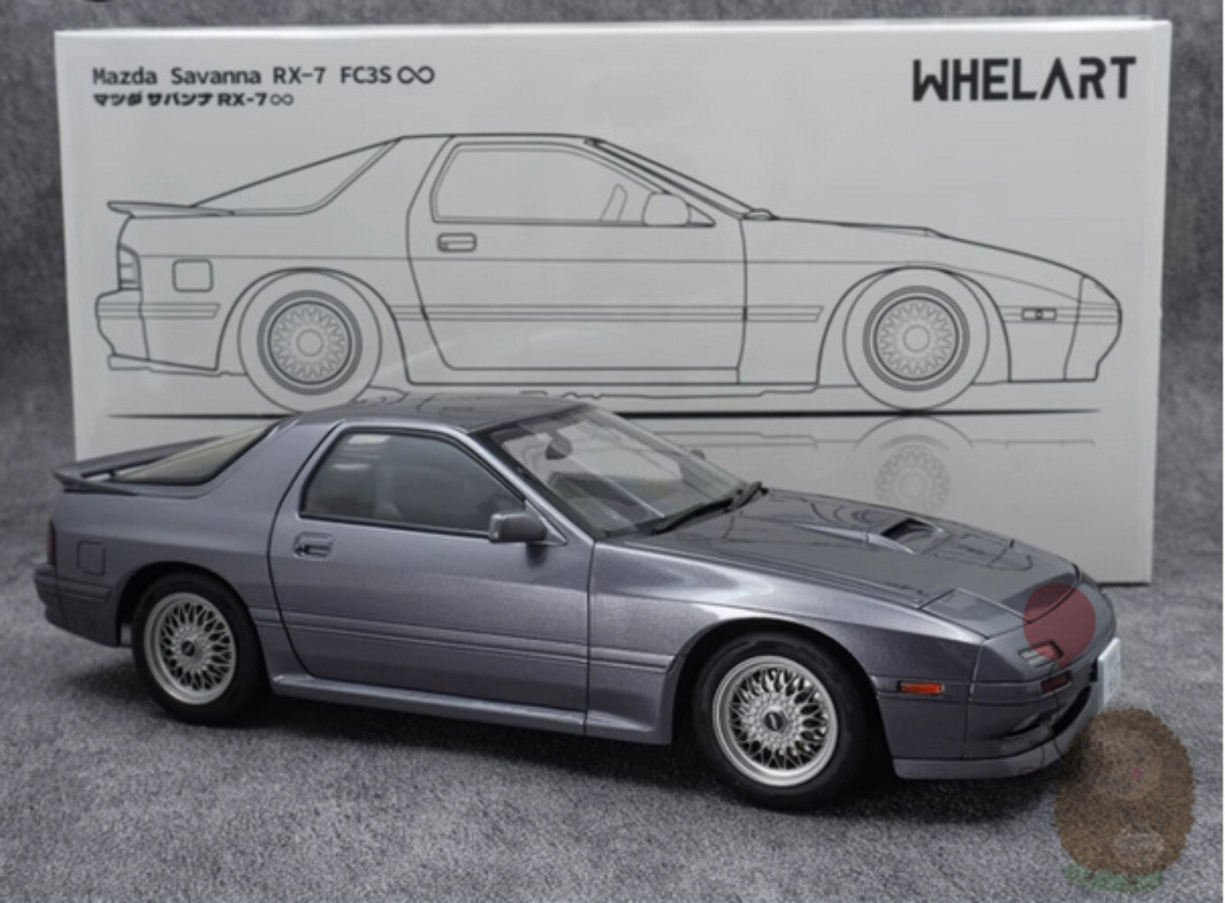 [6/29まで限定出品] RX7 FC 1:18 WHELART 新品 1/18 WHELART 1:18 Mazda RX7 FC3S ∞ Alloy Diecast Model Car Toy
